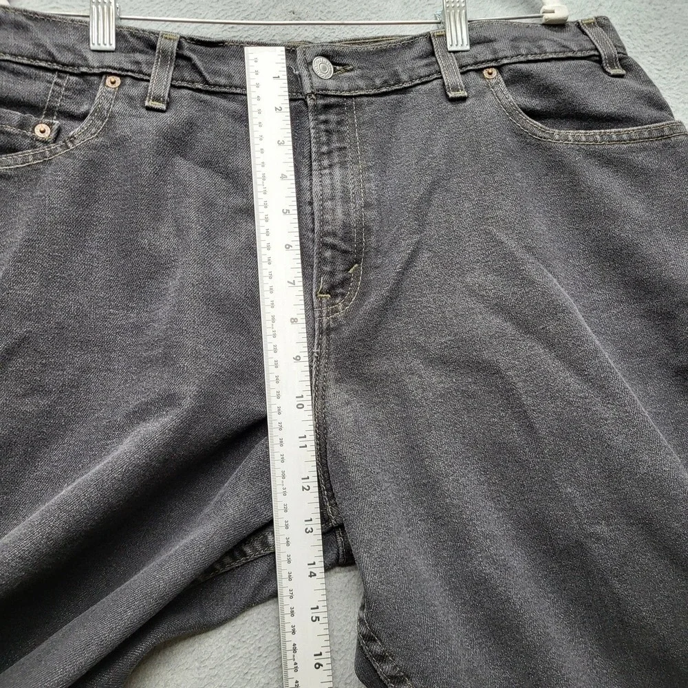 VINTAGE‎ Levi's 515 Women Jeans 20 M Black Denim Low Rise Bootcut 30